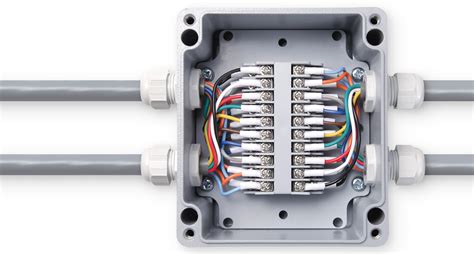 cable connector junction box|electrical junction box with connectors.